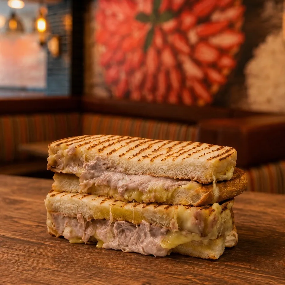 Wedges Bakery tuna melt toastie